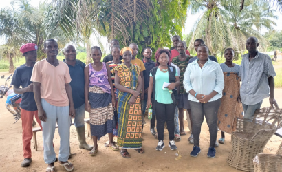 community meeting in some of Liberia remote villages